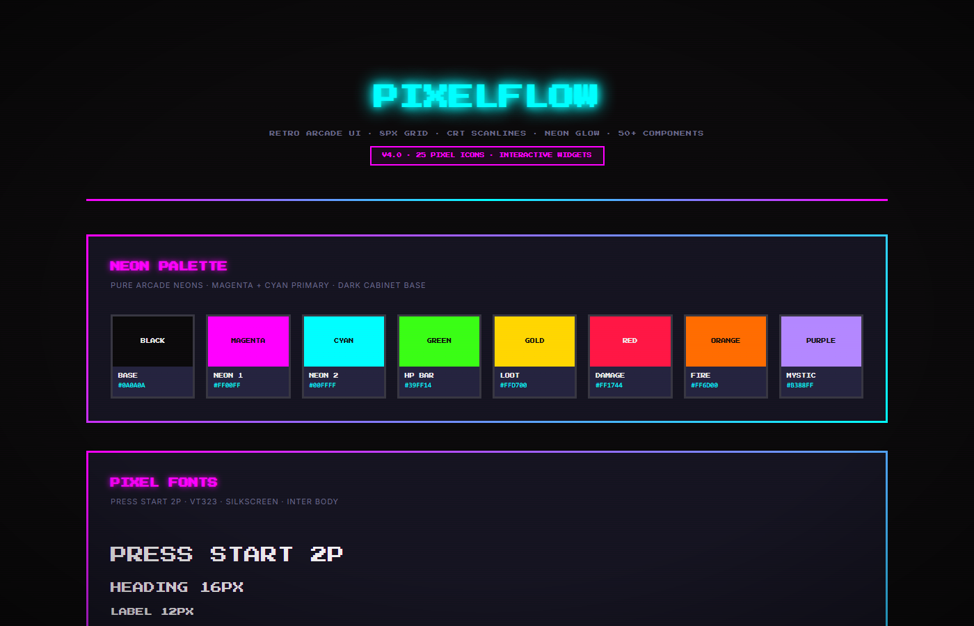 Pixel Paws UI Kit preview