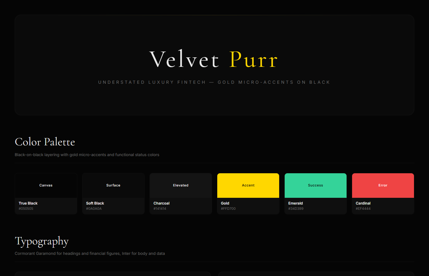 Velvet Purr UI Kit preview